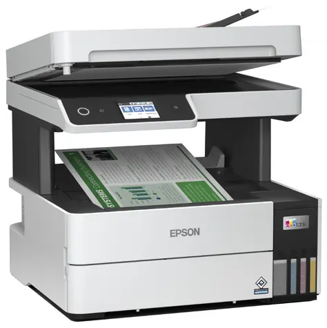 Epson EcoTank L6460 weiß / Tinten-Multifunktion / A4 / 37 Seiten pro Minute / 4800 x 1200 dpi / Drucken & Scannen. & treten / WLAN, USB und LAN