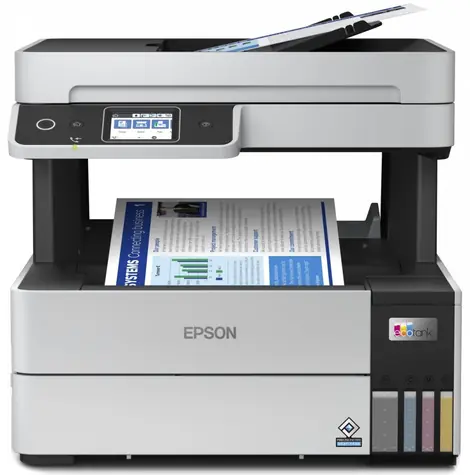 Epson EcoTank L6490 weiß / Tinte. Multifunktionsgerät / A4 / 37 Seiten pro Minute / 4800 x 1200 dpi / Drucken und Scannen. & treten & Fax / WLAN & USB & LAN