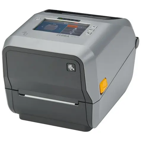 ZEBRA ZD621R 300dpi Display & RTC & RFID grau / TT / Selbstklebender Etikettendrucker / 300dpi / USB+BT+LAN+RS232