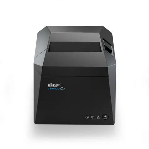 Star Micronics TSP100IV grau / Kassen-Thermodrucker / USB-C & LAN / Schneideplotter / Netzteil