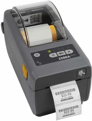 ZEBRA ZD411 TT 203dpi LAN Graustufen-Etikettendrucker / TT / Selbstklebend / 203dpi / USB & Bluetooth & LAN