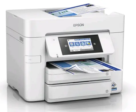 Epson WorkForce Pro WF-C4810DTWF / A4-Tintenstrahl-Multifunktionsgerät / 22 Seiten pro Minute / 4800 x 2400 dpi / ADF / Duplex / Wi-Fi + USB + LAN