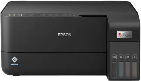 Epson EcoTank L3550 schwarz / Tinten-Multifunktion / A4 / 20 Seiten pro Minute / 4800 x 1200 dpi / Drucken & Scannen & Kopieren. / USB und WLAN 