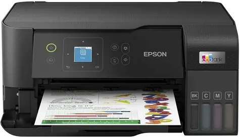 Epson EcoTank L3560 schwarz / Tinten-Multifunktion / A4 / 20 Seiten pro Minute / 4800 x 1200 dpi / Drucken & Scannen & Kopieren. / USB und WLAN 