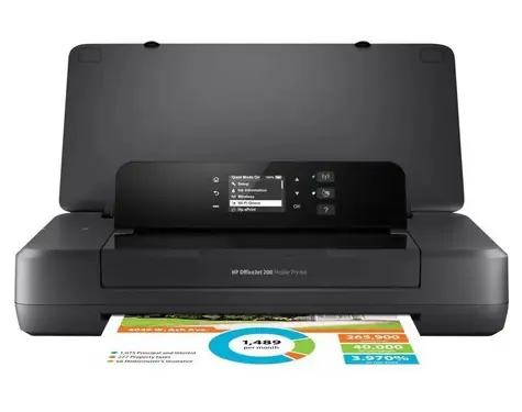 HP Officejet 200 / mobiler Tintenstrahldrucker / A4 / USB+WLAN 