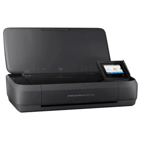 HP OfficeJet 250 / Multifunktionaler mobiler Drucker A4 / 7-10 Seiten pro Minute / USB+WLAN+BT