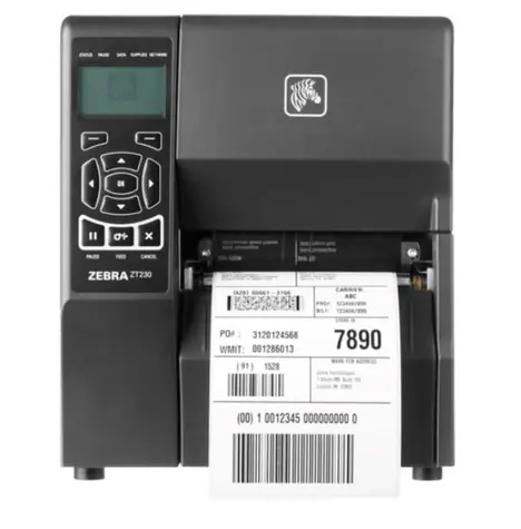 ZEBRA ZT231 DT (ZT23142-D2E000FZ) / 203dpi / USB / RS232 / LAN / BT / Displ. / ZPLII / Schneider