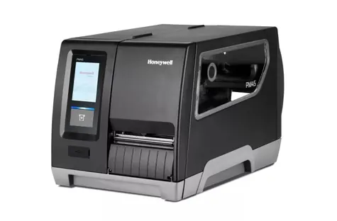 Honeywell PM45 / Etikettendrucker / TT / 300dpi / Substrataufwickelvorrichtung / LTS / LCD / USB / RS-232 / LAN