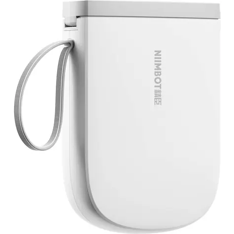 Niimbot D11-H SMART White Etikettendrucker + Etikettenrolle (160 Stück) / 300 dpi / Bluetooth / USB-C