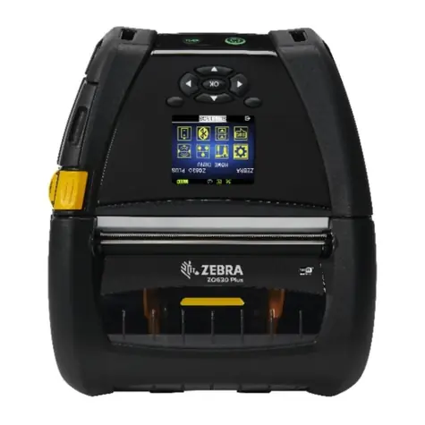 ZEBRA ZQ630 PLUS (ZQ63-AUXAE14-00) / DT / Mobiler Thermodrucker / 203 dpi / BT / WLAN / Display / LTS / 6600 mAh / Schwarz