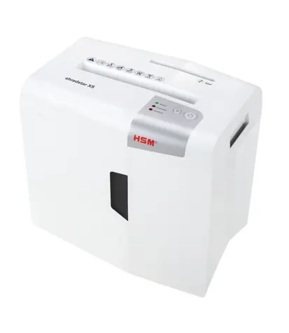 HSM shredstar X5 / Aktenvernichter / Format A4 / Schnittgröße 4,5x30mm / ISO/IEC 21964 P4, O1, T2, E2, F1