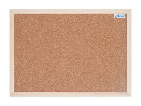 AVELI Korkplatte 40x60 cm Holzrahmen