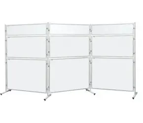 2x3 modulare Magnettafel 120x180 für Bildschirm / lackierte Oberfläche / ALU-Rahmen