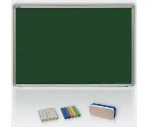2x3 Magnet-Keramik-Whiteboard 100x200 grün / zum Schreiben mit Kreide / ALU23