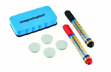 Magnetoplan OPTIMAL / Startset / Marker & Rakel & Magnete 