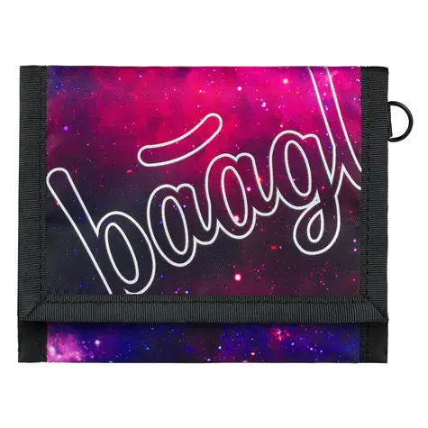 BAAGL Geldbörse Galaxy lila / 13 x 10 cm