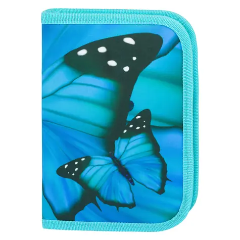 BAAGL Schulmäppchen klassisch zwei Klappen Schmetterling / 20x15x3cm