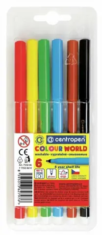 Centropen Marker 6 Farben