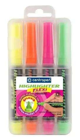 Centropen Textmarker Flexi Neon 4 Stk