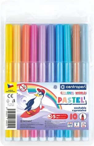 Centropen Marker PASTEL 10 Farben