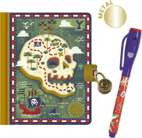 DJECO Geheimes Tagebuch mit einem magischen Stift - Steve