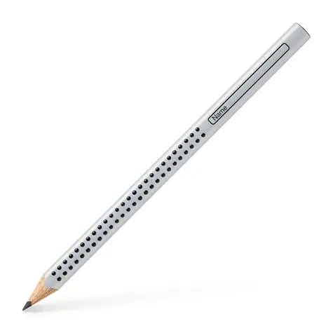 Faber-Castell Jumbo Grip Graphitstift - HB Silber 12 Stück