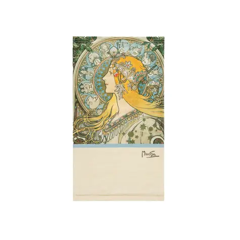 Bandana Alfons Mucha - Sternzeichen, 25 × 47 cm