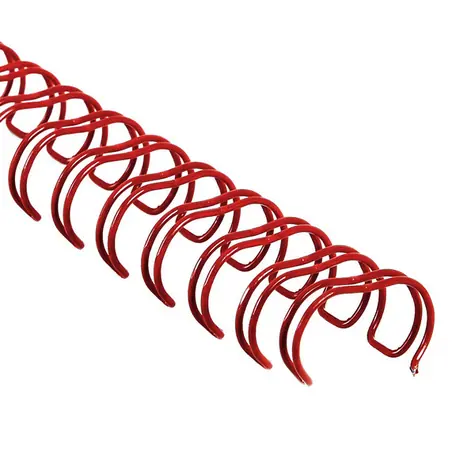 COPIERLAND Drahtrücken 5/16" - 3:1 - 8 mm - rot - 100 Stück