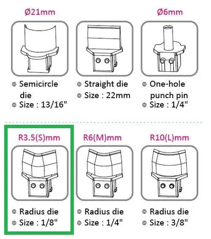 KW triO Schneidenradius für KW triO 9521 3,5 mm
