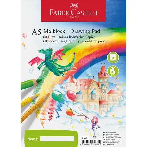 Faber-Castell Skizzenbuch A5 60 Blatt 80g/m2
