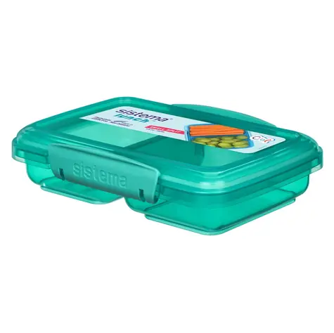 Sistema Lunch 2-Fächer-Snackbox 350 ml grün