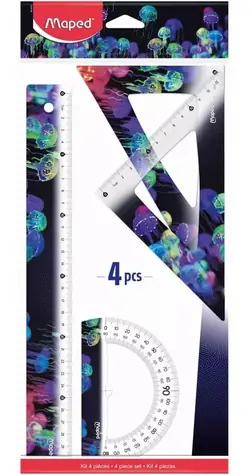 Maped Classic Deepsea Paradise Flexibles Lineal-Set 4-teilig
