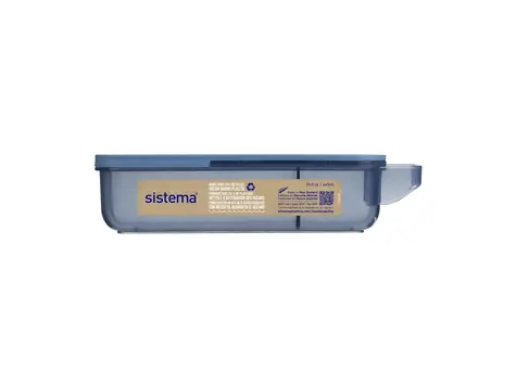 Sistema Ocean Bound Slide n Snack Unterteilte Snackbox 445 ml blau 