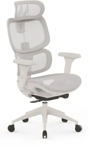 SENSE7 NOBU hellgrau / Ergonomischer Bürostuhl / Belastbarkeit 130 kg