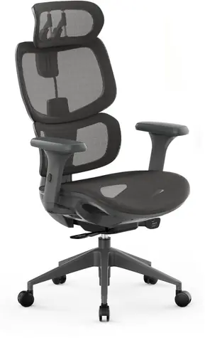 SENSE7 NOBU grau / Ergonomischer Bürostuhl / Belastbarkeit 130 kg