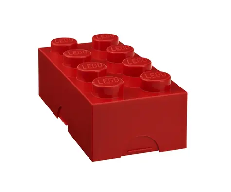 LEGO® Snackbox 100 x 200 x 75 mm - rot