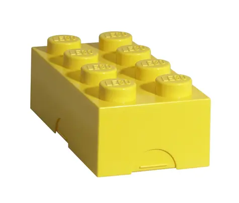 LEGO® Snackbox 100 x 200 x 75 mm - gelb