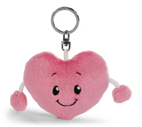 Nici GREEN Schlüsselanhänger Herz Liebe rosa 8 cm