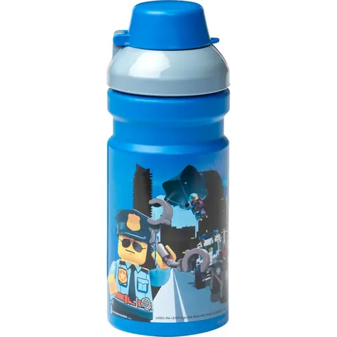 LEGO® City Trinkflasche - blau / 390 ml / ab 3 Jahren