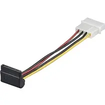 PremiumCord SATA-Stromkabel um 90° gebogen