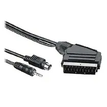 PremiumCord Kabel SCART-S-Video+Klinke 3,5"5m+Kondensator.
