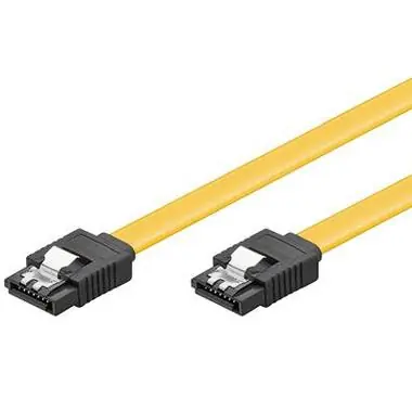 PremiumCord SATA III-Kabel mit Metallverriegelung 0,3 m