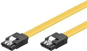 PremiumCord SATA III-Kabel mit Metallverriegelung 0,5 m