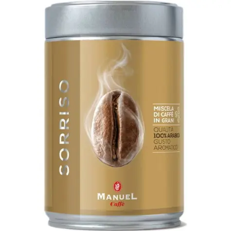 Manuel Caffé SORRISO 250 g / Kaffeebohnen / 100 % Arabica