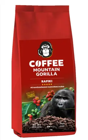 Mountain Gorilla Coffee Rafiki 1 kg / Kaffeebohnen / 50 % Arabica, 50 % Robusta / für Espresso