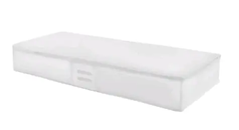 Compactor MILKY 100 x 48 x 15 cm / Extra niedrige Textil-Aufbewahrungstasche 