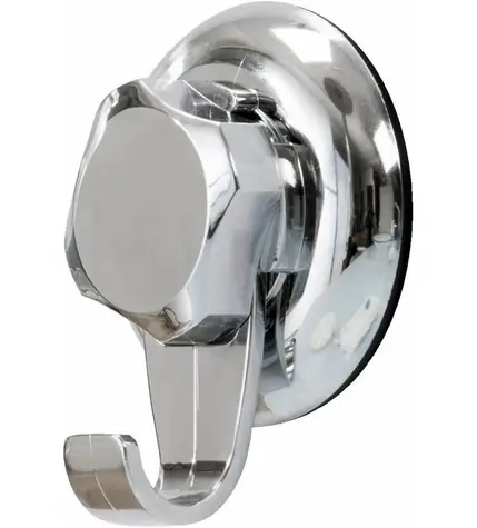 Compactor Bestlock Badezimmerhaken mit Saugnapf chrom / Belastbarkeit: bis 6kg / ohne Bohren