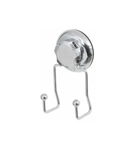 Compactor Bestlock Doppel-Küchenhaken mit Saugnapf chrom / Belastbarkeit: bis 6kg / ohne Bohren
