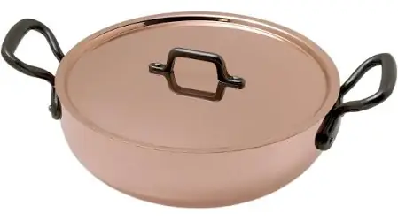 De Buyer Prima Matera Niedriger Induktionstopf 28 cm Kupfer 