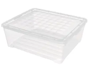 Curver Aufbewahrungsbox mit Deckel 10 l klar / 34,2 x 29,7 x 12,5 cm